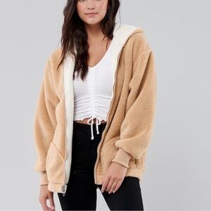 Hollister Sherpa Reversible Jacket